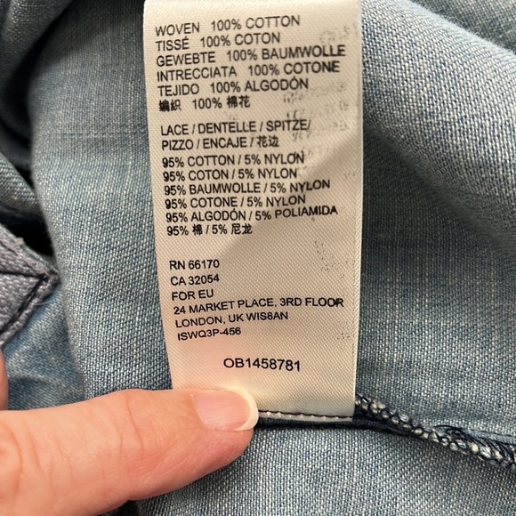 Free People Denim Fields Button-Down Shirt - Picture 14 of 15